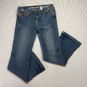 Vintage Baby Phat Y2K Low Rise Bootcut Jeans Medium Wash Cotton Blend Size 11